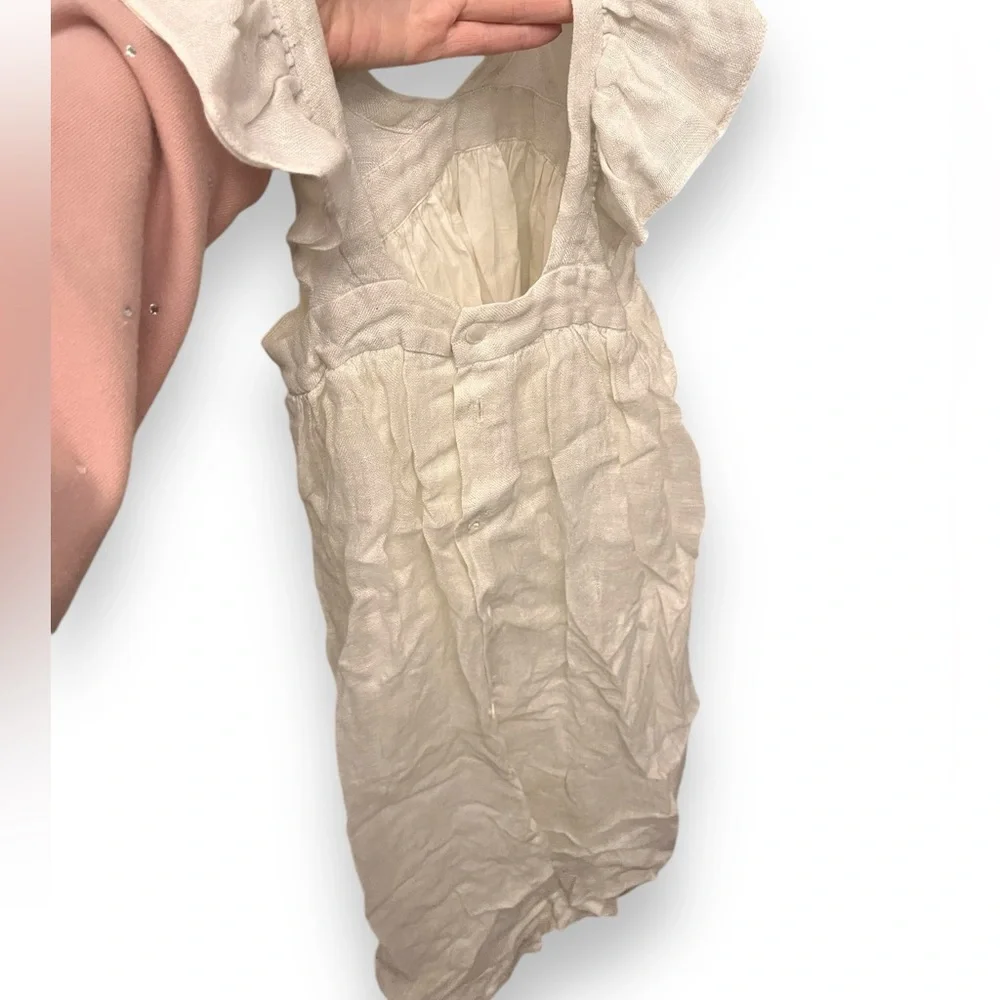Bonpoint linen kids dress size 8